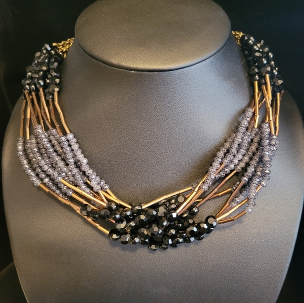 Vintage Beaded Muliti Layers Necklace